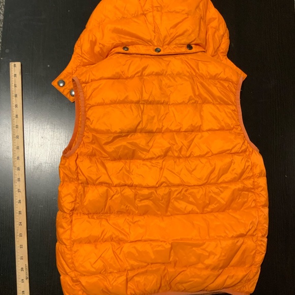 COPY - mens burberry size large orange vest . authentic Burberry - Picture 3 of 6